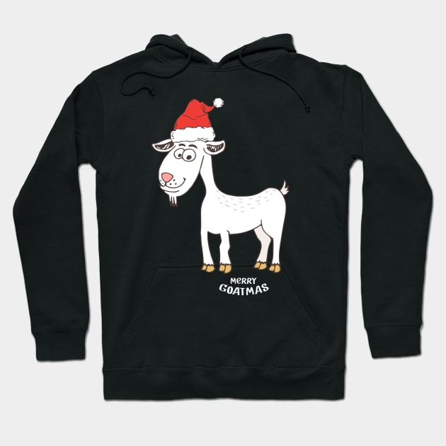 Merry Goatmas Hoodie by Wintrly